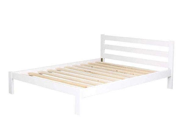 Taylor White Bed Frame - The Bedroom Store